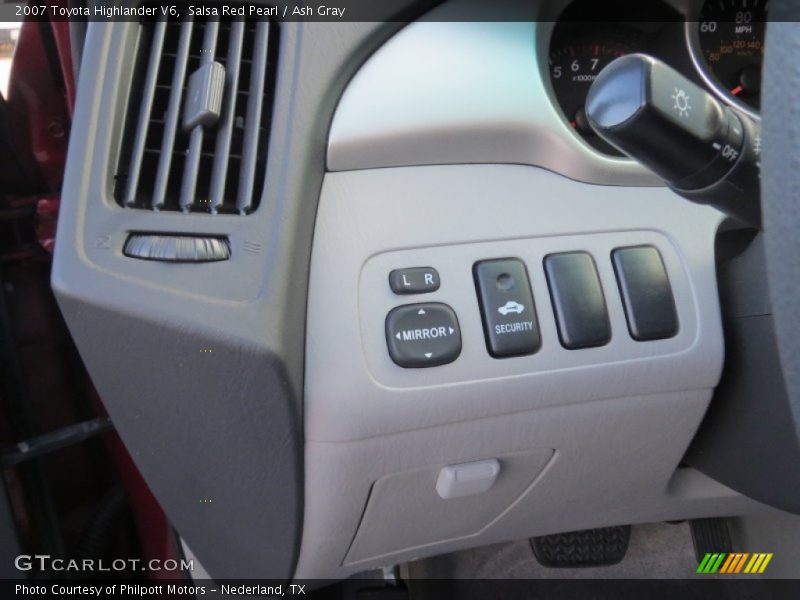 Salsa Red Pearl / Ash Gray 2007 Toyota Highlander V6
