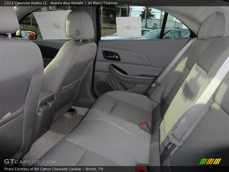 Atlantis Blue Metallic / Jet Black/Titanium 2013 Chevrolet Malibu LS