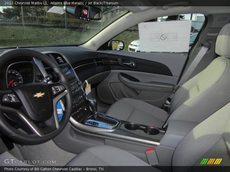 Atlantis Blue Metallic / Jet Black/Titanium 2013 Chevrolet Malibu LS