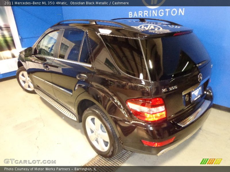 Obsidian Black Metallic / Cashmere 2011 Mercedes-Benz ML 350 4Matic
