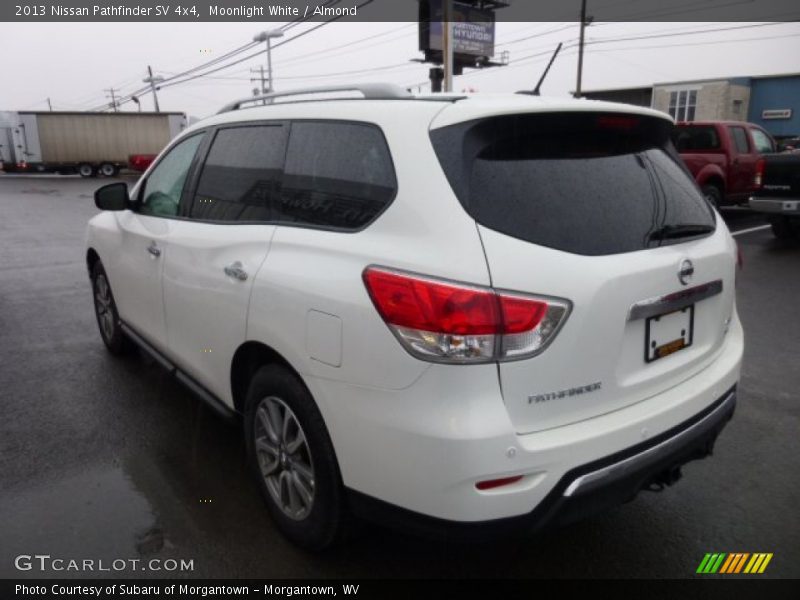 Moonlight White / Almond 2013 Nissan Pathfinder SV 4x4