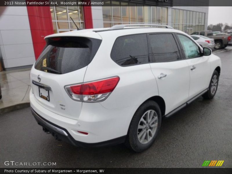Moonlight White / Almond 2013 Nissan Pathfinder SV 4x4