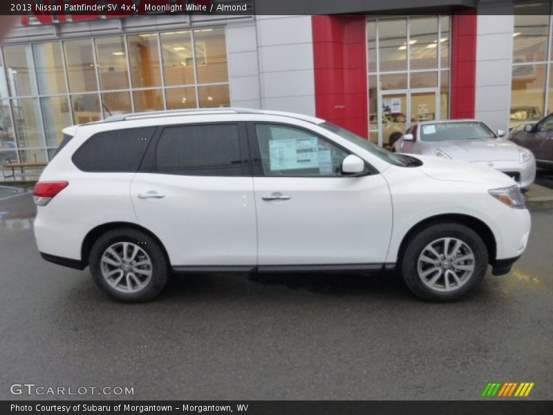 Moonlight White / Almond 2013 Nissan Pathfinder SV 4x4