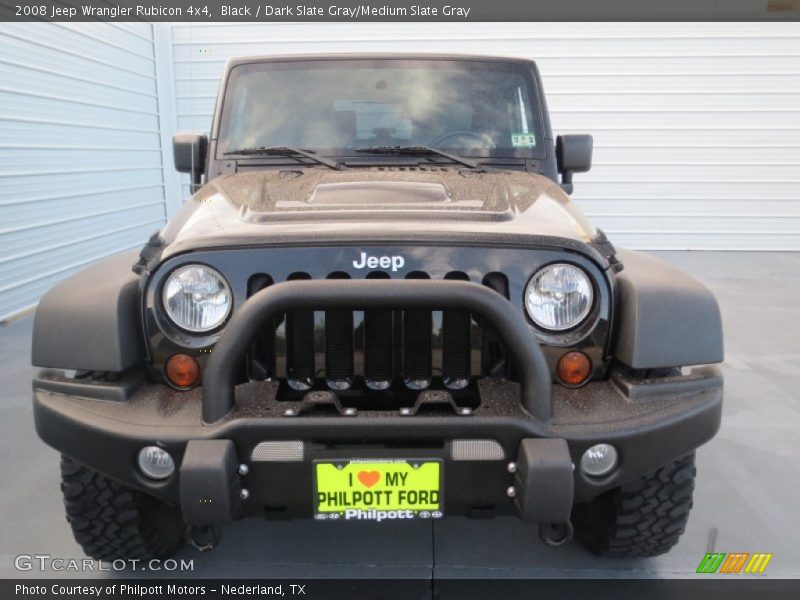 Black / Dark Slate Gray/Medium Slate Gray 2008 Jeep Wrangler Rubicon 4x4