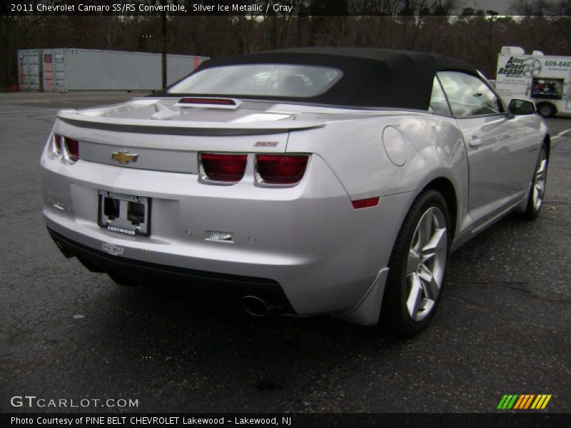 Silver Ice Metallic / Gray 2011 Chevrolet Camaro SS/RS Convertible