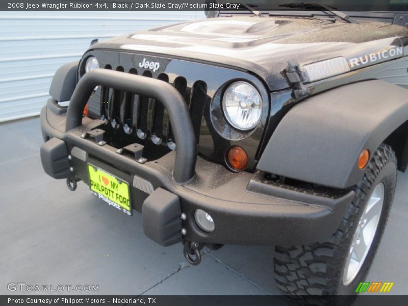 Black / Dark Slate Gray/Medium Slate Gray 2008 Jeep Wrangler Rubicon 4x4