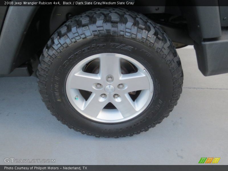 Black / Dark Slate Gray/Medium Slate Gray 2008 Jeep Wrangler Rubicon 4x4