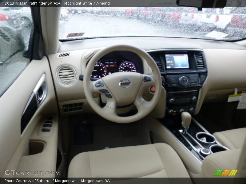 Moonlight White / Almond 2013 Nissan Pathfinder SV 4x4