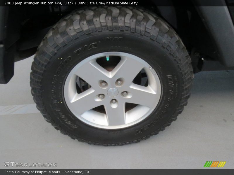Black / Dark Slate Gray/Medium Slate Gray 2008 Jeep Wrangler Rubicon 4x4