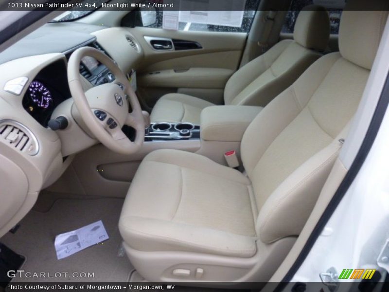  2013 Pathfinder SV 4x4 Almond Interior