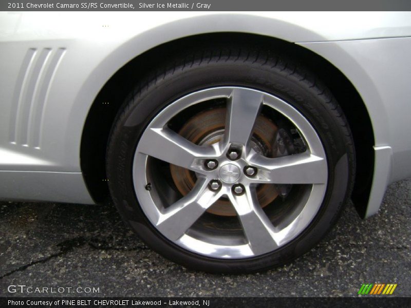 Silver Ice Metallic / Gray 2011 Chevrolet Camaro SS/RS Convertible