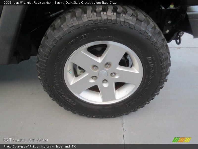 Black / Dark Slate Gray/Medium Slate Gray 2008 Jeep Wrangler Rubicon 4x4