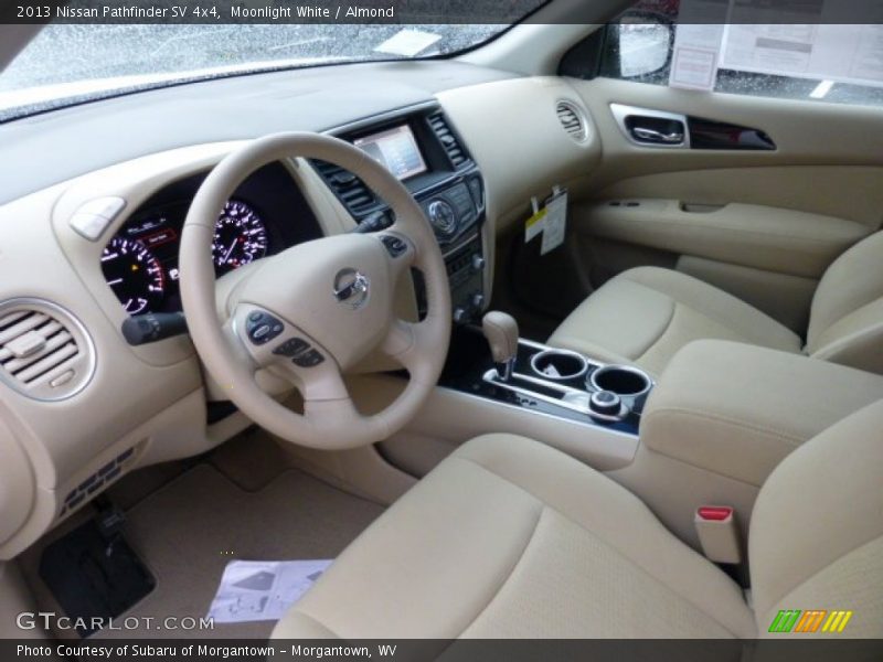 Almond Interior - 2013 Pathfinder SV 4x4 