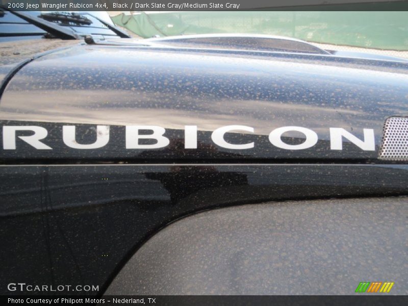 Black / Dark Slate Gray/Medium Slate Gray 2008 Jeep Wrangler Rubicon 4x4
