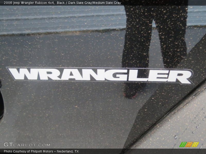 Black / Dark Slate Gray/Medium Slate Gray 2008 Jeep Wrangler Rubicon 4x4