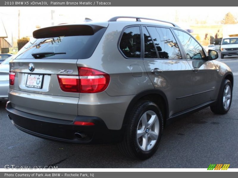 Platinum Bronze Metallic / Tobacco 2010 BMW X5 xDrive30i