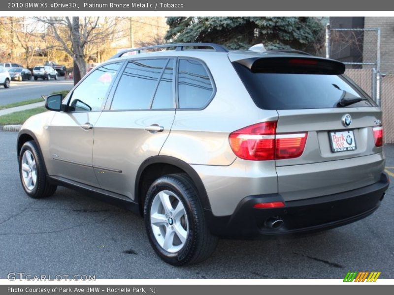 Platinum Bronze Metallic / Tobacco 2010 BMW X5 xDrive30i