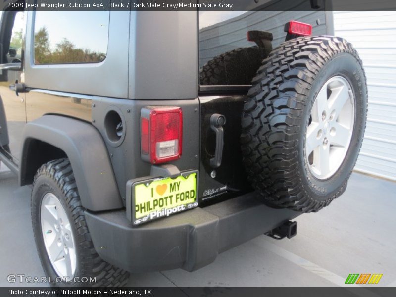Black / Dark Slate Gray/Medium Slate Gray 2008 Jeep Wrangler Rubicon 4x4