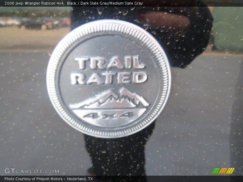 Black / Dark Slate Gray/Medium Slate Gray 2008 Jeep Wrangler Rubicon 4x4