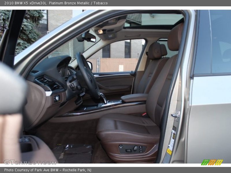 Platinum Bronze Metallic / Tobacco 2010 BMW X5 xDrive30i