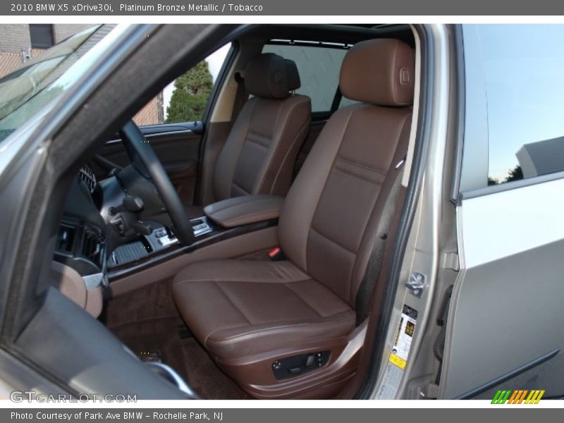 Platinum Bronze Metallic / Tobacco 2010 BMW X5 xDrive30i