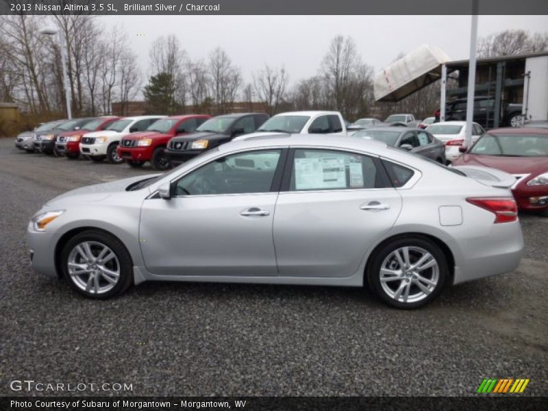 Brilliant Silver / Charcoal 2013 Nissan Altima 3.5 SL