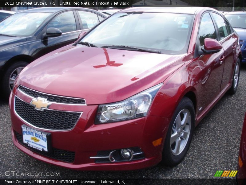 Crystal Red Metallic Tintcoat / Jet Black 2013 Chevrolet Cruze LT/RS