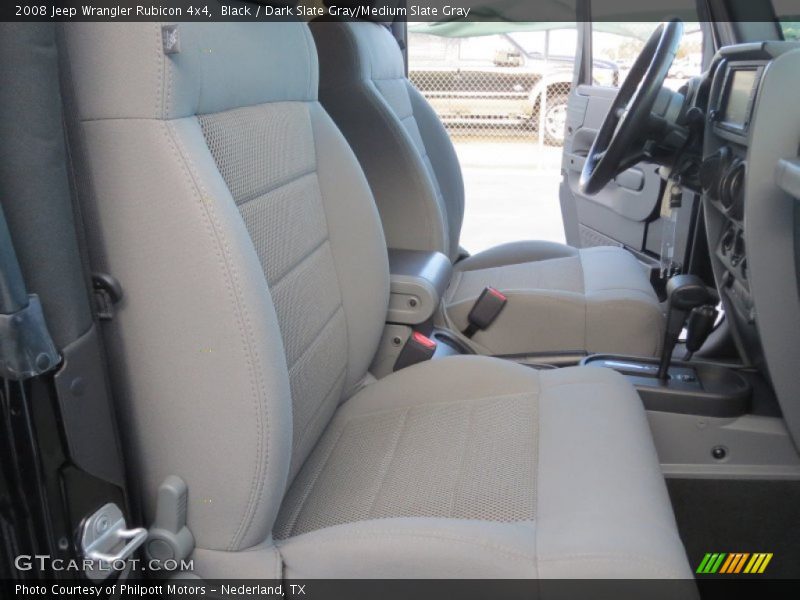 Black / Dark Slate Gray/Medium Slate Gray 2008 Jeep Wrangler Rubicon 4x4