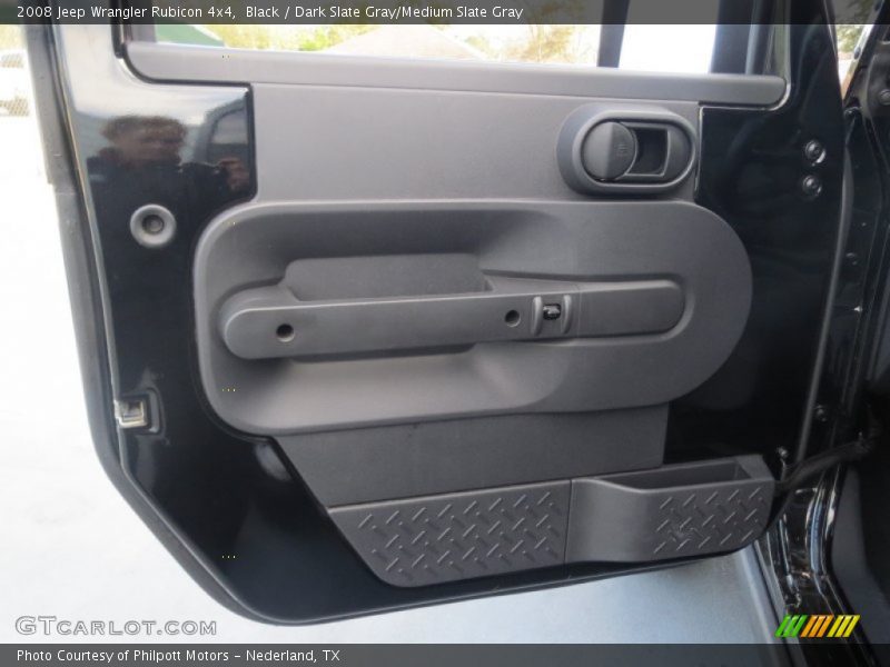 Black / Dark Slate Gray/Medium Slate Gray 2008 Jeep Wrangler Rubicon 4x4