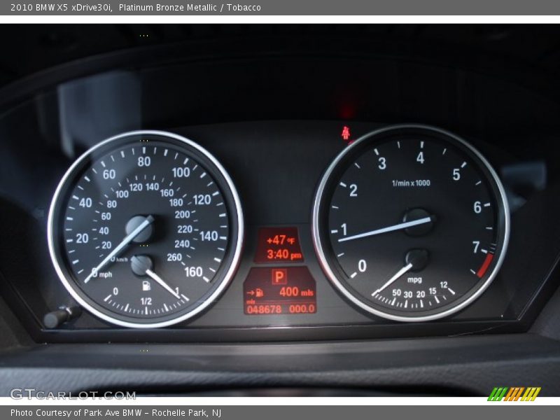 Platinum Bronze Metallic / Tobacco 2010 BMW X5 xDrive30i