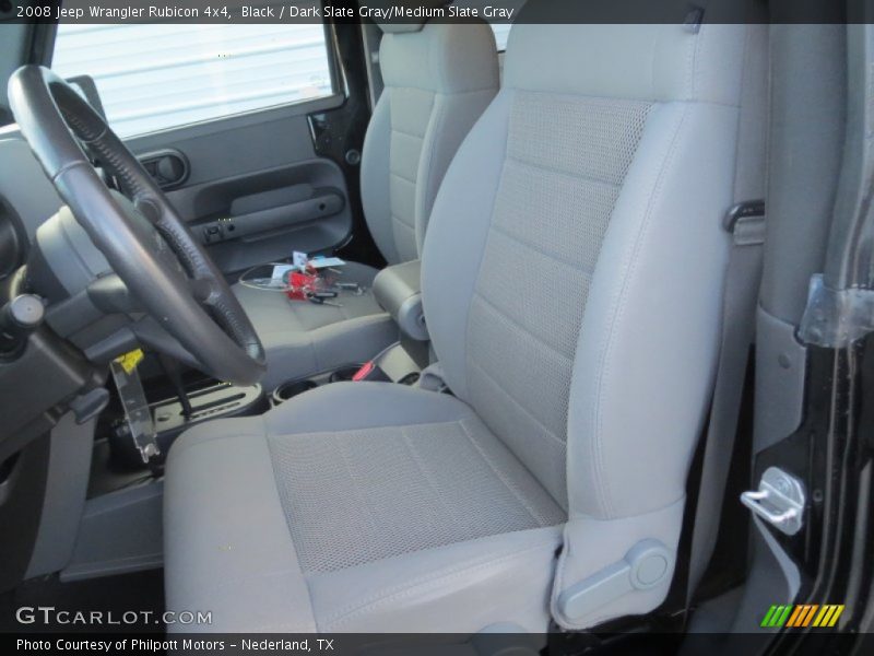 Black / Dark Slate Gray/Medium Slate Gray 2008 Jeep Wrangler Rubicon 4x4