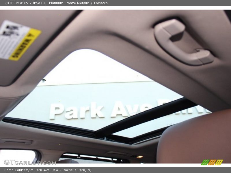 Platinum Bronze Metallic / Tobacco 2010 BMW X5 xDrive30i
