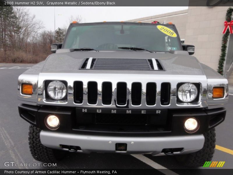 Graystone Metallic / Sedona/Ebony Black 2008 Hummer H2 SUV