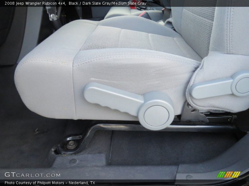 Black / Dark Slate Gray/Medium Slate Gray 2008 Jeep Wrangler Rubicon 4x4