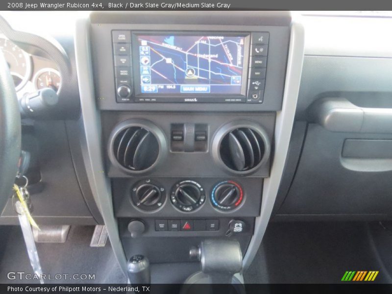 Black / Dark Slate Gray/Medium Slate Gray 2008 Jeep Wrangler Rubicon 4x4
