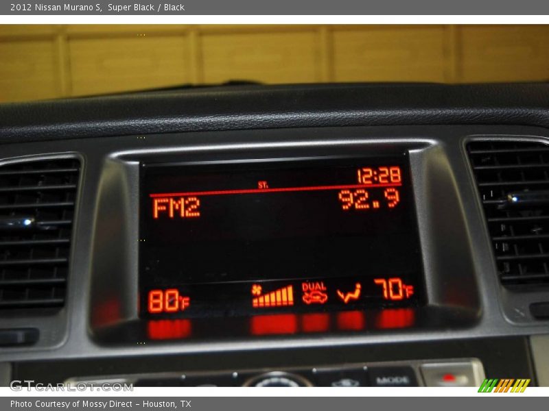 Super Black / Black 2012 Nissan Murano S