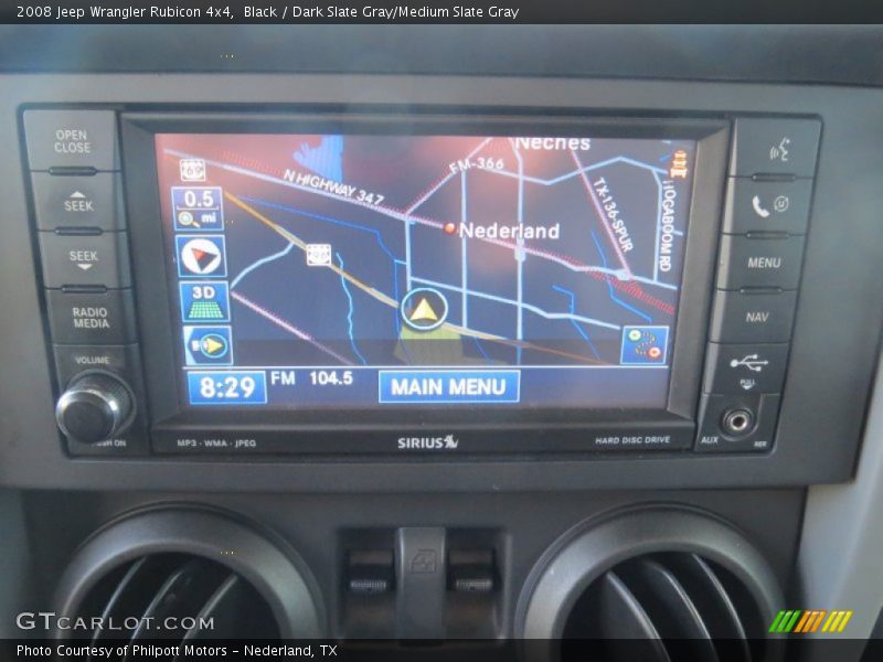 Black / Dark Slate Gray/Medium Slate Gray 2008 Jeep Wrangler Rubicon 4x4