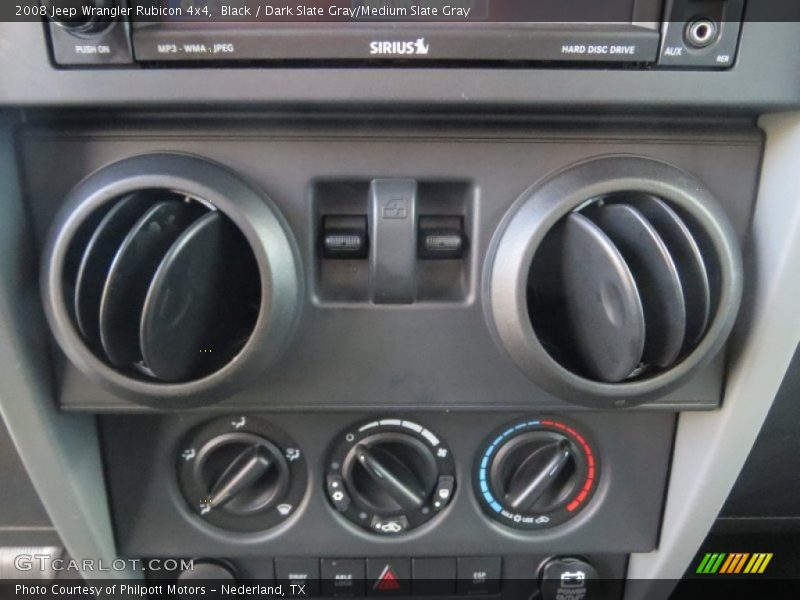 Black / Dark Slate Gray/Medium Slate Gray 2008 Jeep Wrangler Rubicon 4x4