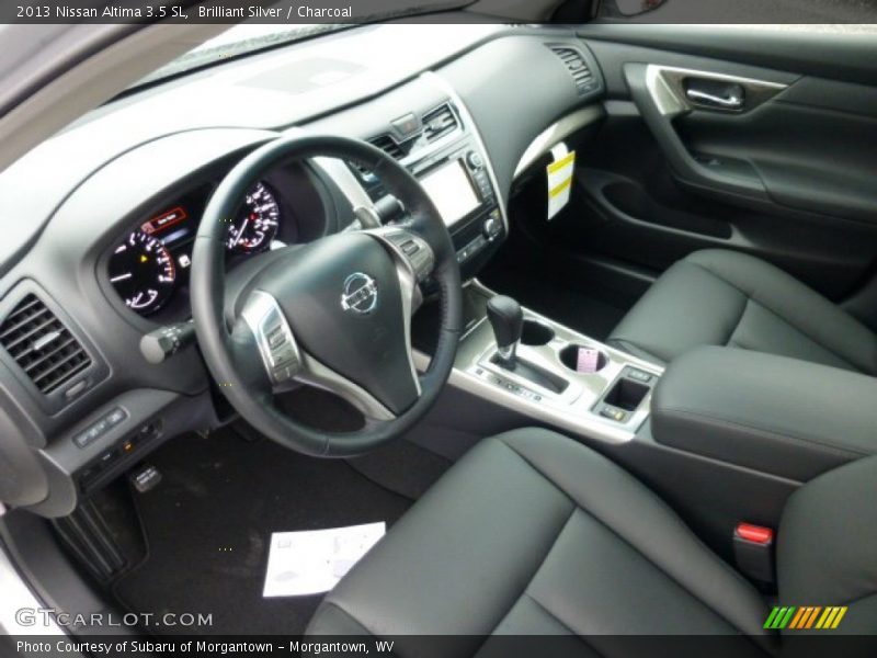 Brilliant Silver / Charcoal 2013 Nissan Altima 3.5 SL