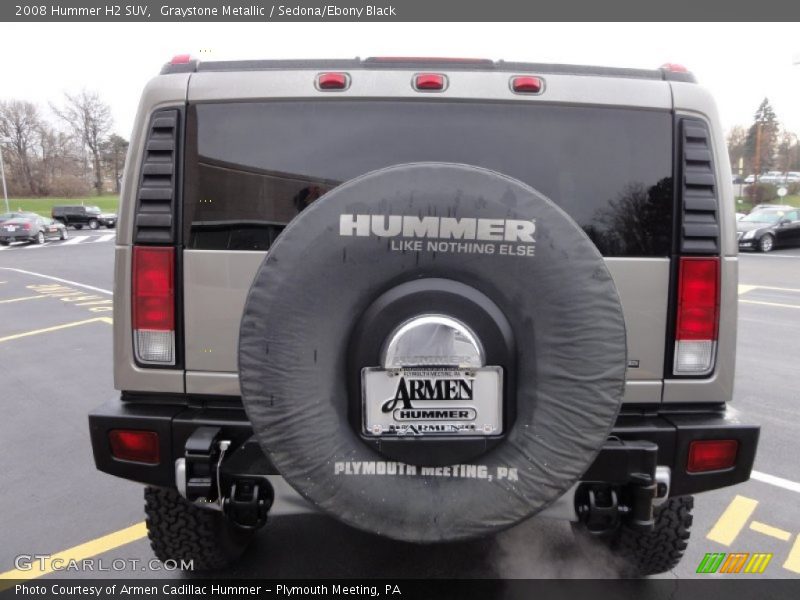 Graystone Metallic / Sedona/Ebony Black 2008 Hummer H2 SUV