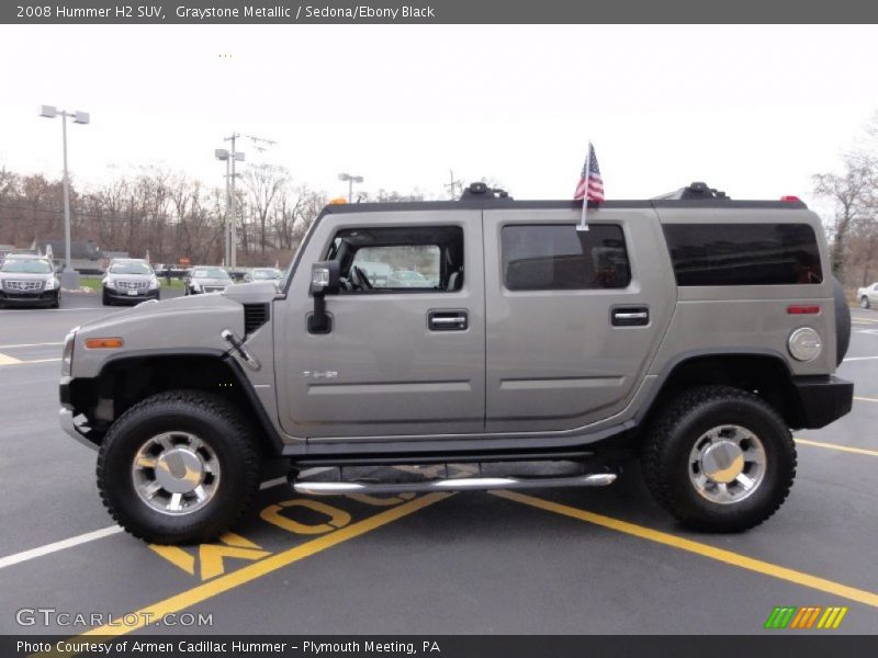 Graystone Metallic / Sedona/Ebony Black 2008 Hummer H2 SUV
