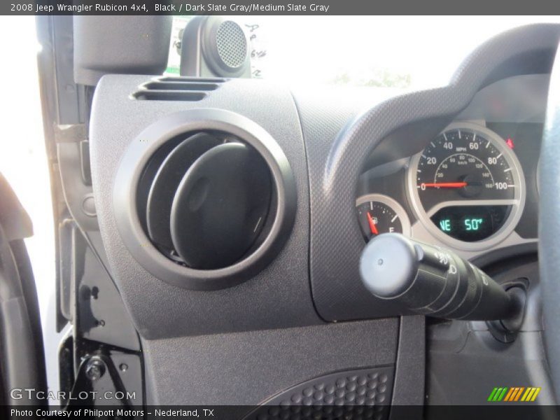Black / Dark Slate Gray/Medium Slate Gray 2008 Jeep Wrangler Rubicon 4x4