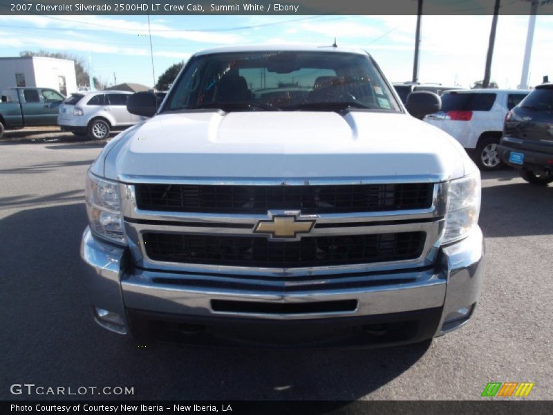 Summit White / Ebony 2007 Chevrolet Silverado 2500HD LT Crew Cab