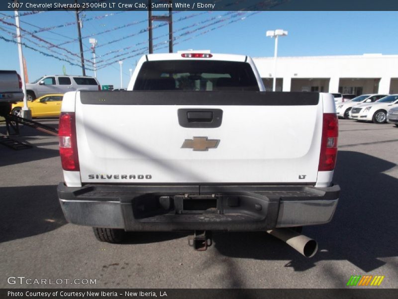 Summit White / Ebony 2007 Chevrolet Silverado 2500HD LT Crew Cab