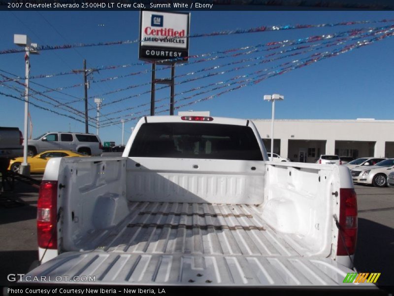 Summit White / Ebony 2007 Chevrolet Silverado 2500HD LT Crew Cab