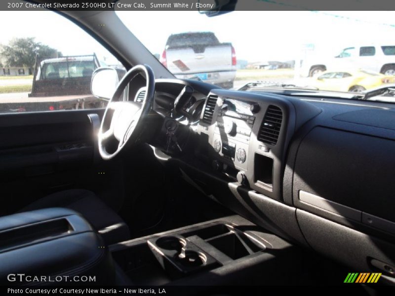 Summit White / Ebony 2007 Chevrolet Silverado 2500HD LT Crew Cab