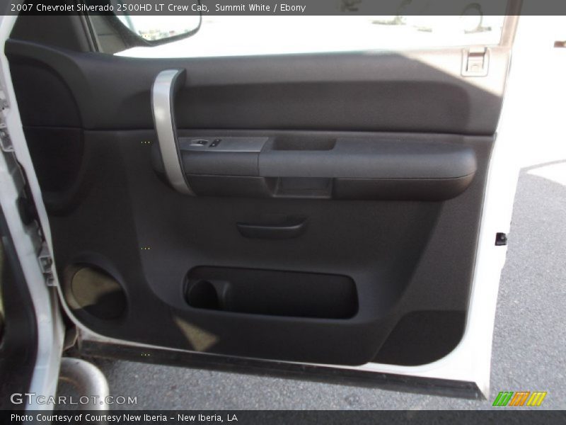 Summit White / Ebony 2007 Chevrolet Silverado 2500HD LT Crew Cab