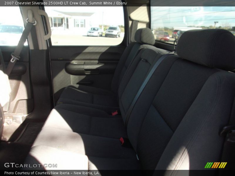 Summit White / Ebony 2007 Chevrolet Silverado 2500HD LT Crew Cab