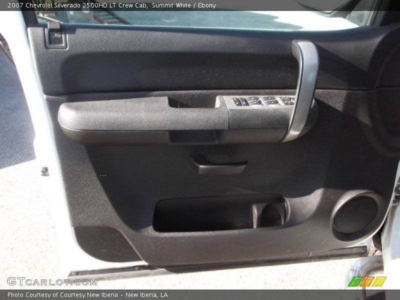 Summit White / Ebony 2007 Chevrolet Silverado 2500HD LT Crew Cab