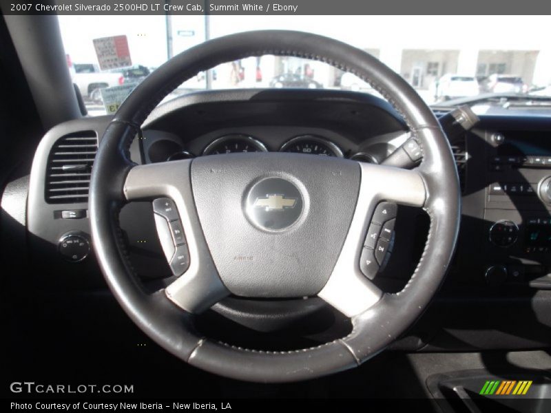 Summit White / Ebony 2007 Chevrolet Silverado 2500HD LT Crew Cab